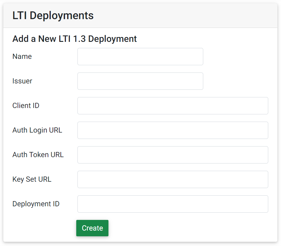 Example of new Concourse LTI deployment